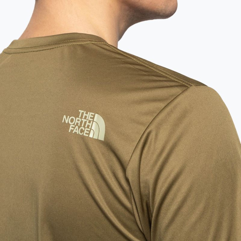 Ανδρικό μπλουζάκι προπόνησης The North Face Reaxion Easy πράσινο NF0A4CDV37U1 6