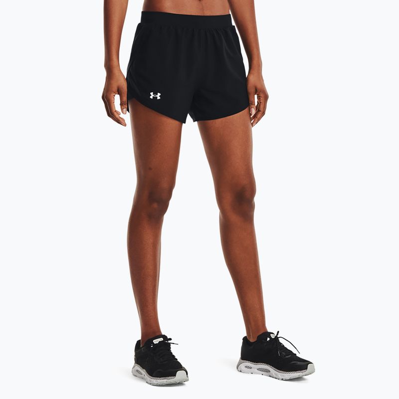 Under Armour Fly By 2.0 γυναικείο σορτς για τρέξιμο μαύρο 1350196