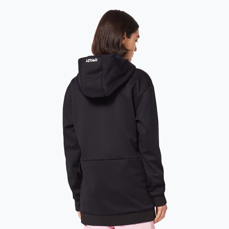 Γυναικείο φούτερ softshell Oakley Park RC Softshell Hoodie blackout 2