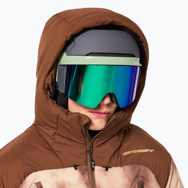 Ανδρικό μπουφάν snowboard Oakley TC Rykkinn brown clouds print 11