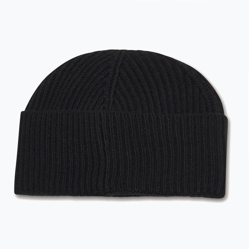 Χειμερινός σκούφος Oakley Ellipse Ribbed Beanie blackout 2