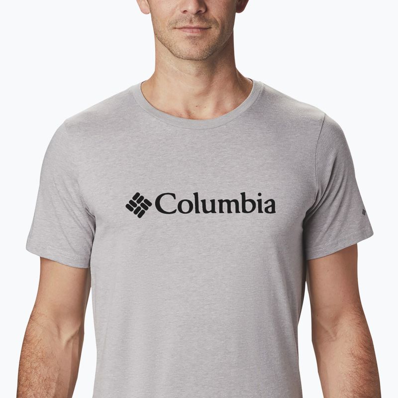 Columbia CSC Basic Logo ανδρικό t-shirt γκρι ερείκη 2