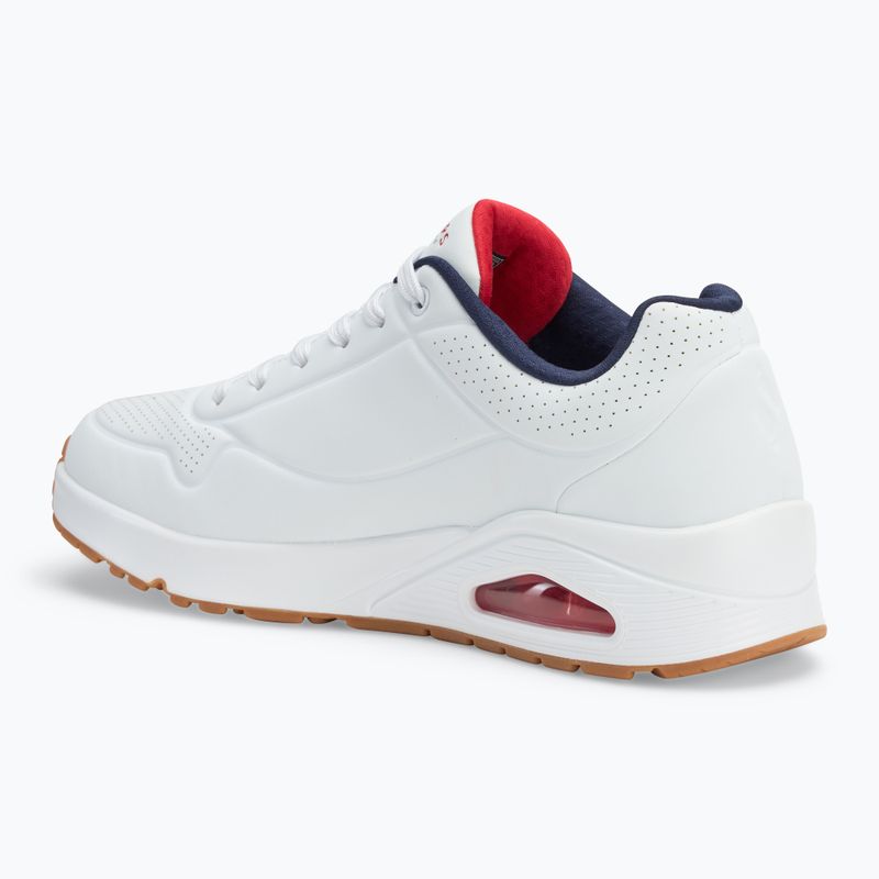 Ανδρικά παπούτσια SKECHERS Uno Stand On Air white/navy/red 3