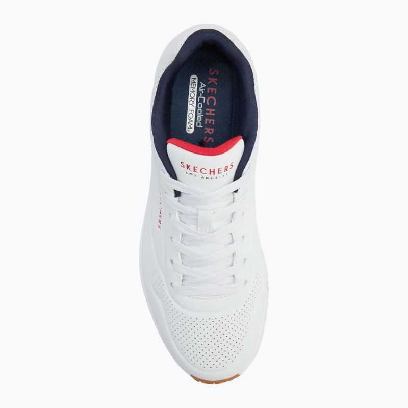 Ανδρικά παπούτσια SKECHERS Uno Stand On Air white/navy/red 5