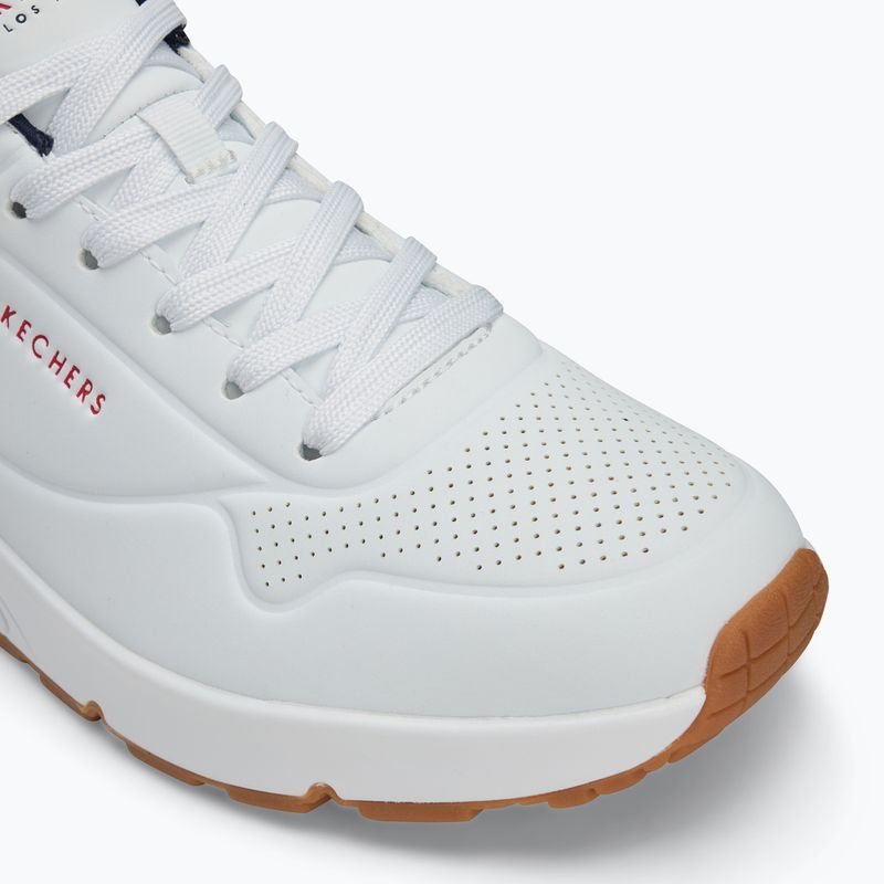 Ανδρικά παπούτσια SKECHERS Uno Stand On Air white/navy/red 7