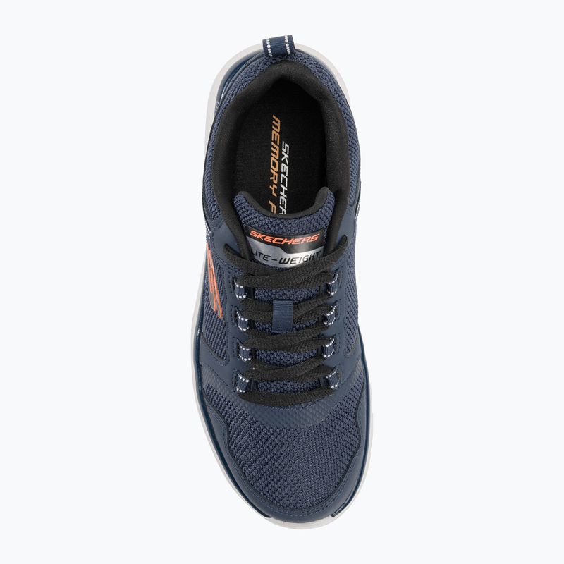 SKECHERS Track Knockhill ανδρικά παπούτσια προπόνησης navy/πορτοκαλί 7