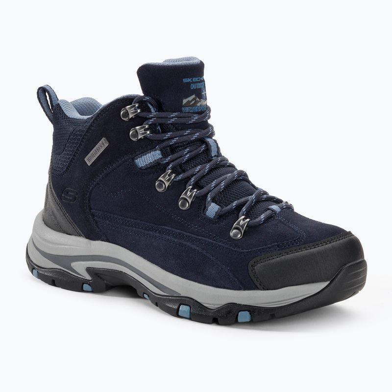 Γυναικείες μπότες πεζοπορίας SKECHERS Trego Alpine Trail navy/gray