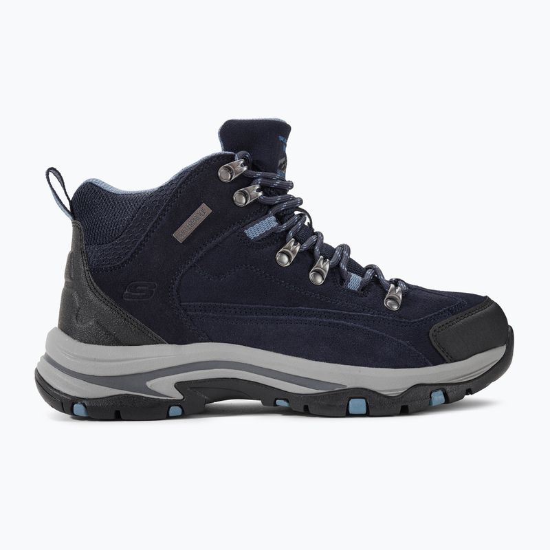 Γυναικείες μπότες πεζοπορίας SKECHERS Trego Alpine Trail navy/gray 2