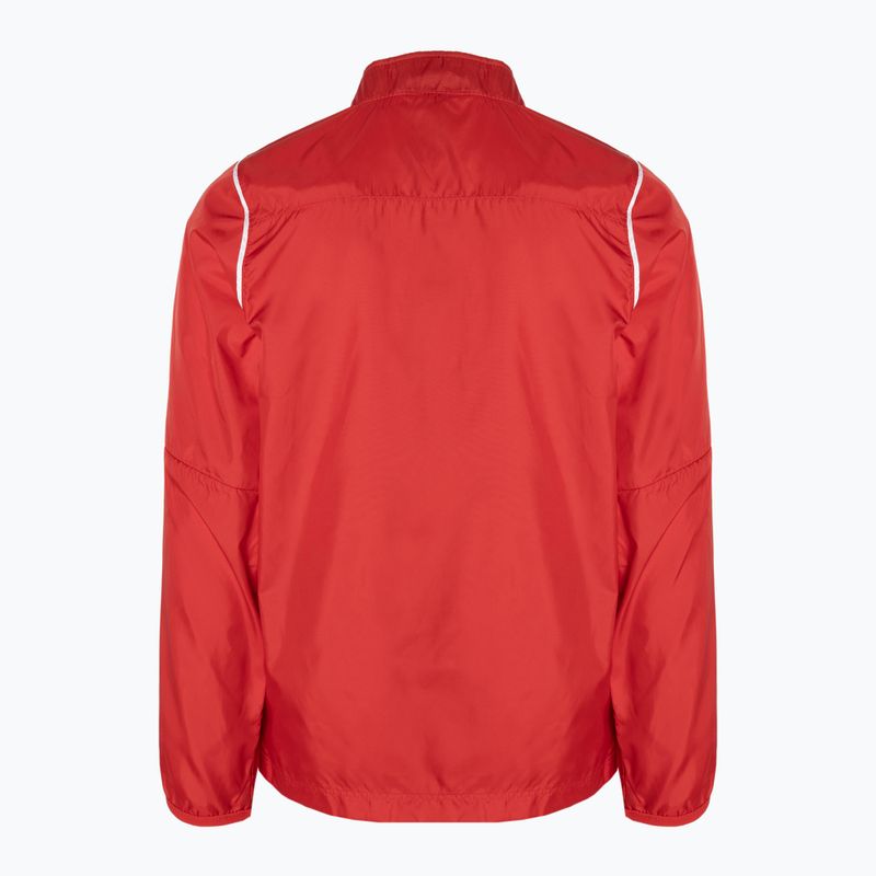 Παιδικό μπουφάν ποδοσφαίρου Nike Park 20 Rain Jacket πανεπιστημιακό κόκκινο/λευκό/λευκό 2