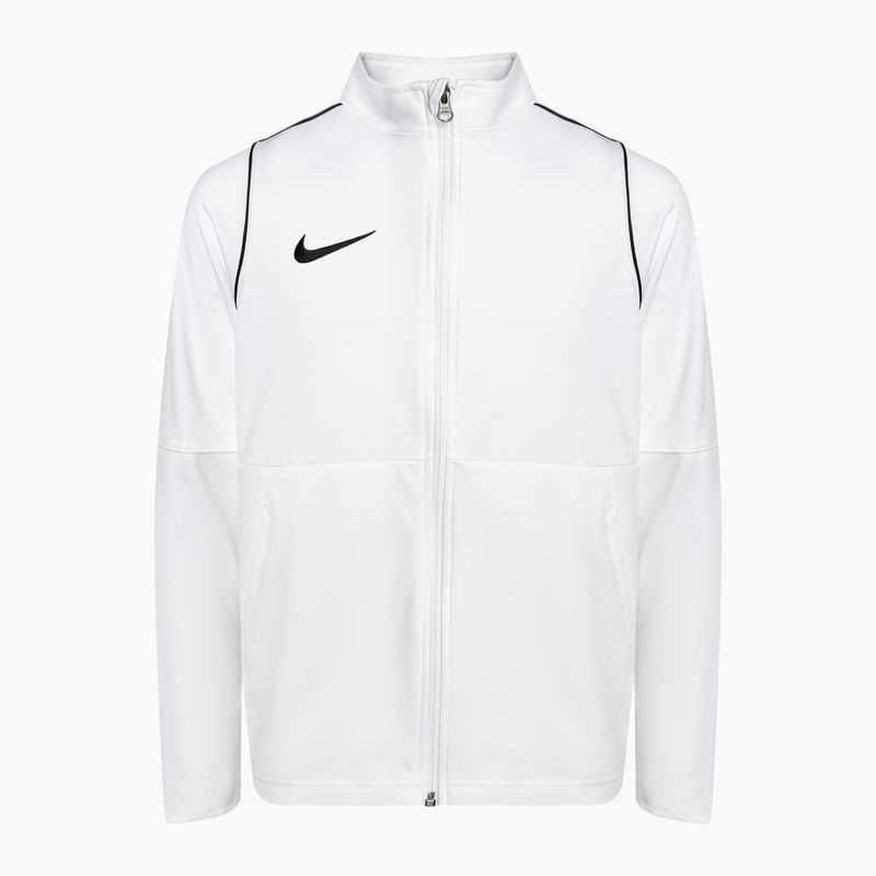 Nike Dri-FIT Park 20 Knit Track παιδικό φούτερ ποδοσφαίρου λευκό/μαύρο/μαύρο