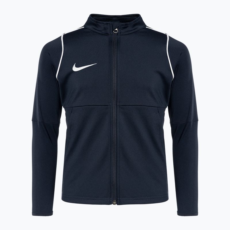 Nike Dri-FIT Park 20 Knit Track παιδικό φούτερ ποδοσφαίρου οψιδιανό/λευκό/λευκό