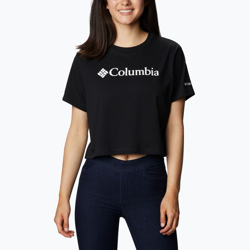 Columbia North Cascades Cropped γυναικείο πουκάμισο trekking μαύρο 1930051011