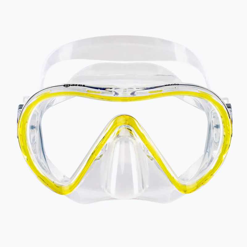 Μάσκα κολύμβησης Mares Vento yellow/clear 2