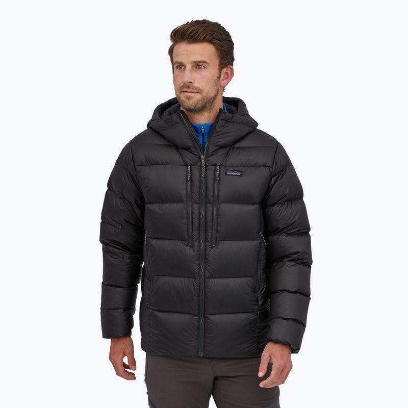 Ανδρικό πουπουλένιο μπουφάν Patagonia Fitz Roy Down Hoody black