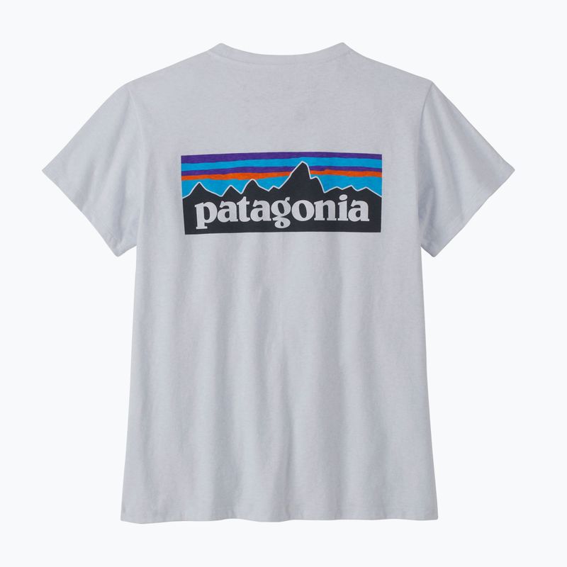 Γυναικεία μπλούζα πεζοπορίας Patagonia P-6 Logo Responsibili-Tee white 4