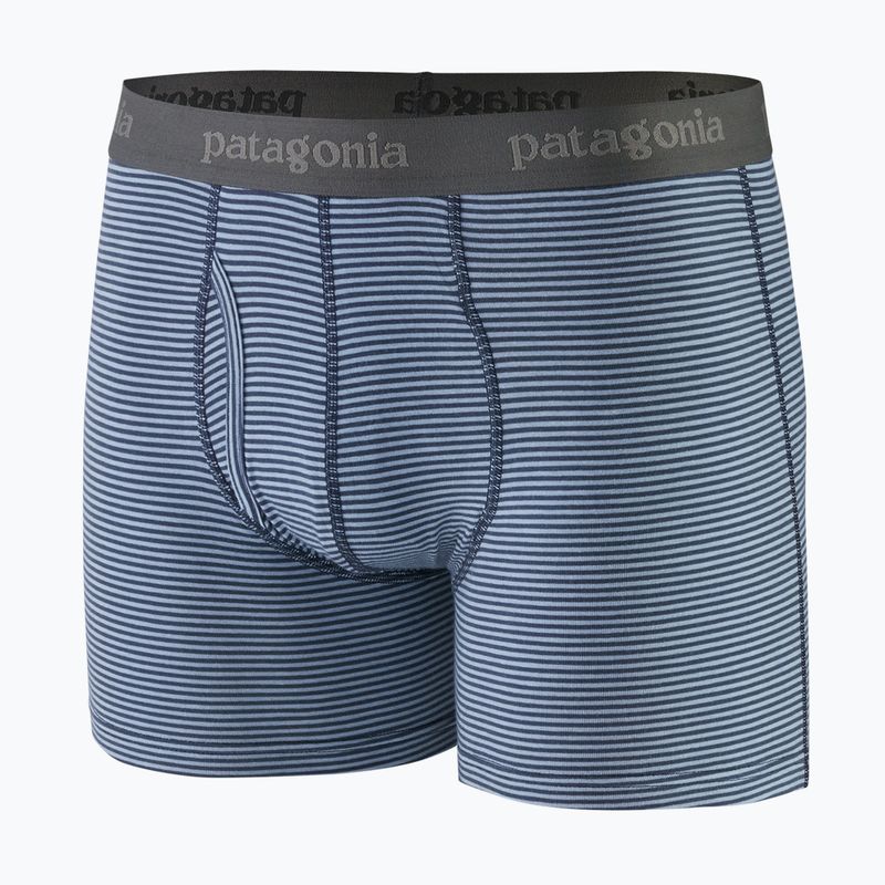 Ανδρικό μποξεράκι Patagonia Essential Boxer Briefs 3" fathom stripe/new navy