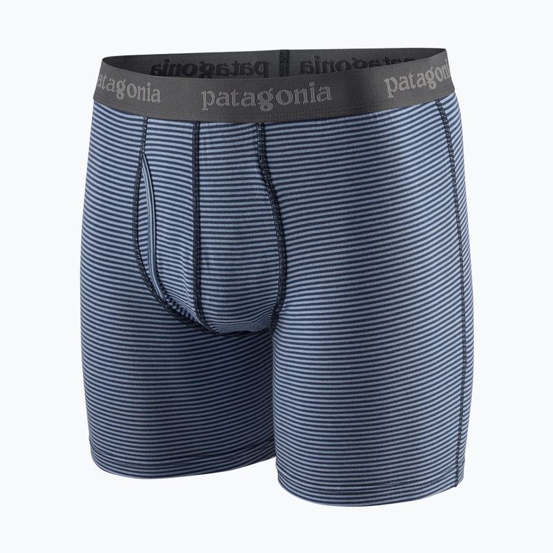 Ανδρικό μποξεράκι Patagonia Essential Boxer Briefs 6" fathom stripe/new navy