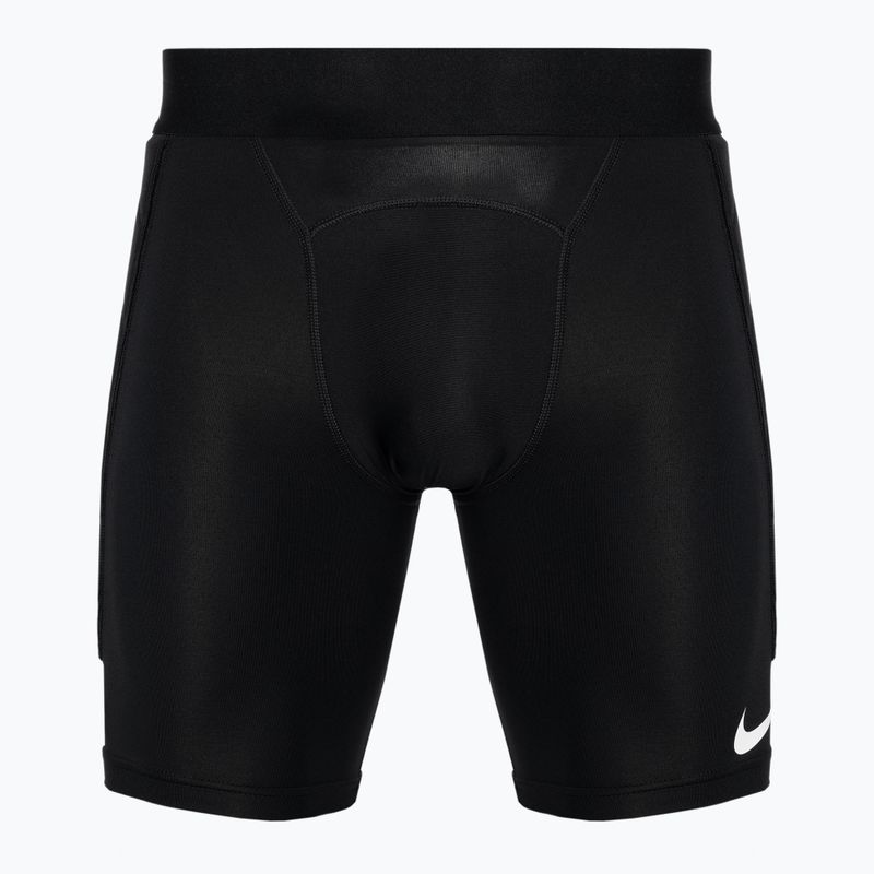 Ανδρικό σορτς τερματοφύλακα Nike Dri-FIT με ενίσχυση μαύρο/μαύρο/λευκό