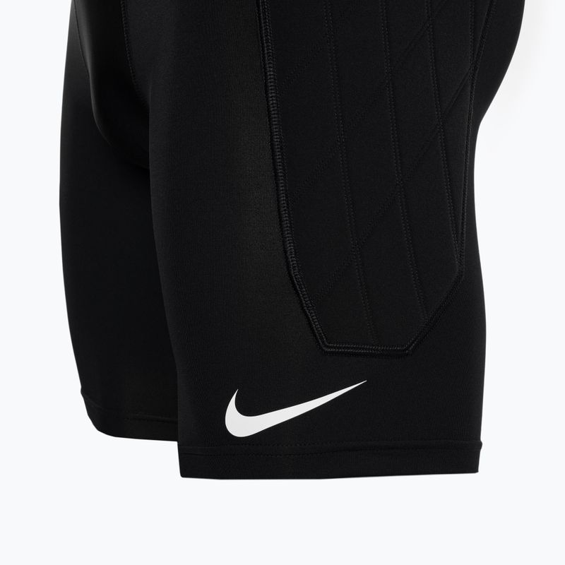 Ανδρικό σορτς τερματοφύλακα Nike Dri-FIT με ενίσχυση μαύρο/μαύρο/λευκό 4