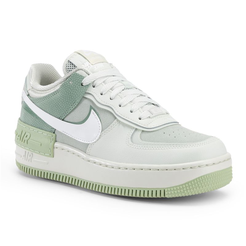 Nike Air Force 1 Shadow γυναικεία παπούτσια spruce aura/pistachio frost/silver pine/white 8