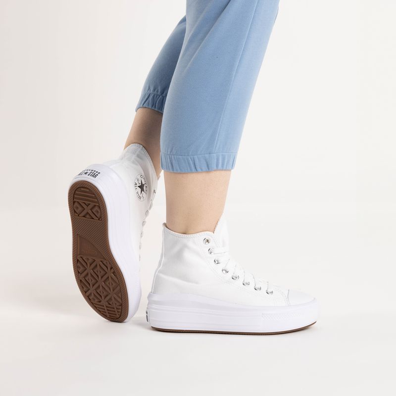 Γυναικεία sneakers Converse Chuck Taylor All Star Move Platform Hi 568498C white/natural ivory/black 2