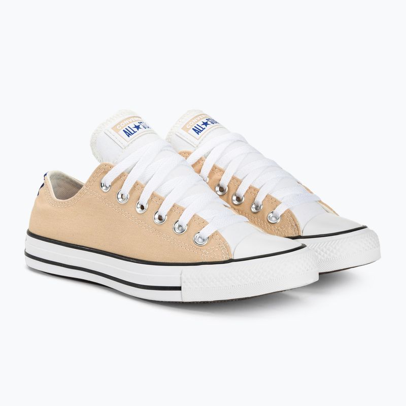 Converse Chuck Taylor All Star Ox light twine/λευκό/μαύρο αθλητικά παπούτσια 4