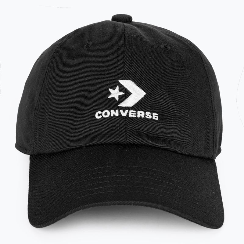 Καπέλο μπέιζμπολ Converse Logo Lock Up Baseball 10022131-A01 converse black 2