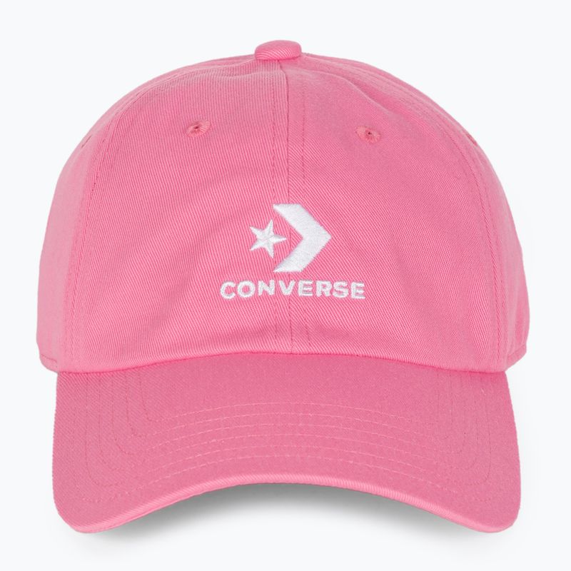 Καπέλο μπέιζμπολ Converse Logo Lock Up Baseball 10022131-A20 oops pink 2