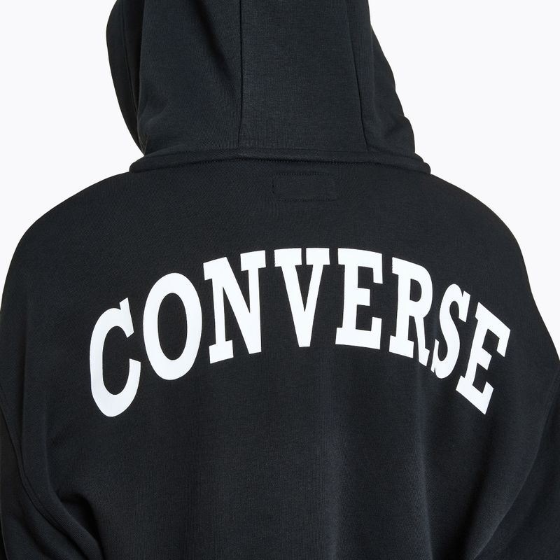 Γυναικείο Converse Retro Full-Zip Hoodie converse μαύρο 5