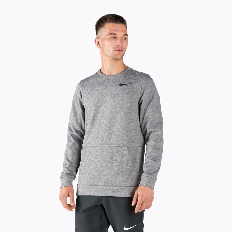 Ανδρικό φούτερ προπόνησης Nike Therma Crew 63 γκρι CU7271-063