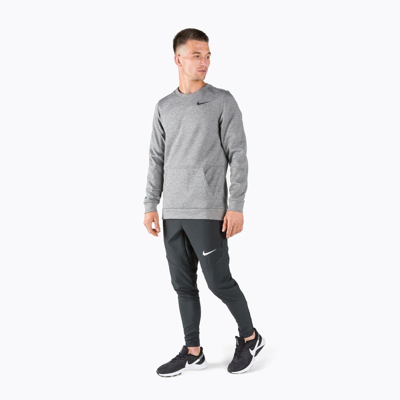 Ανδρικό φούτερ προπόνησης Nike Therma Crew 63 γκρι CU7271-063 2