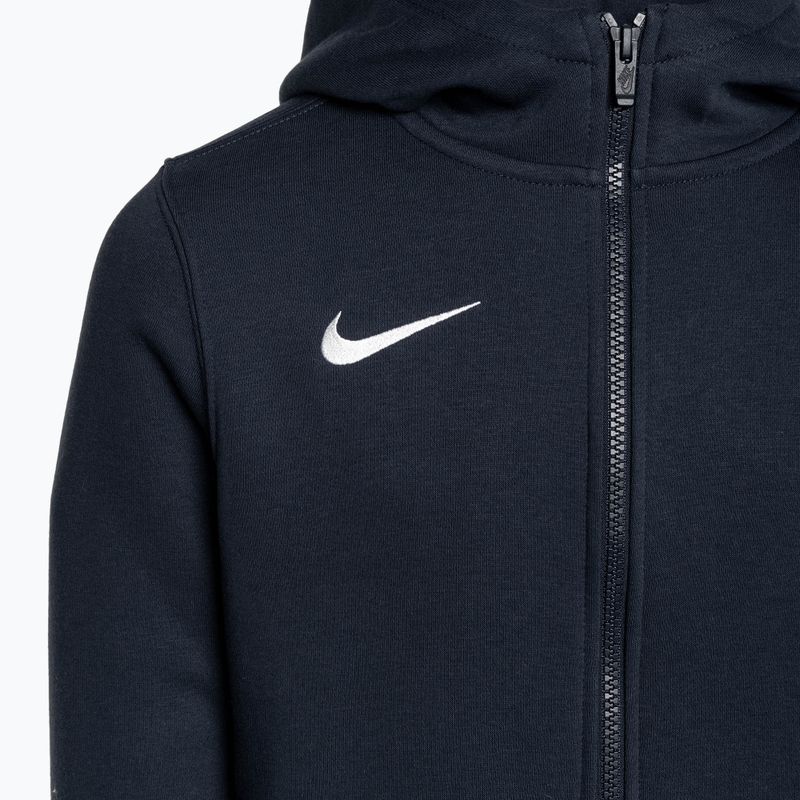 Παιδικό φούτερ Nike Park 20 Full Zip Hoodie οψιδιανό/λευκό 3