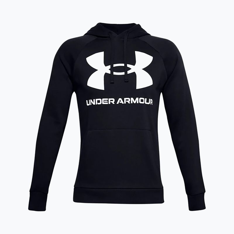 Ανδρικό φούτερ Under Armour Rival Fleece Big Logo Hd hoodie μαύρο 1357093 5