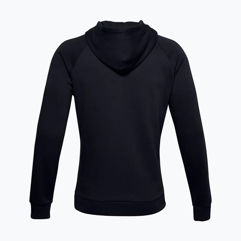 Ανδρικό φούτερ Under Armour Rival Fleece Big Logo Hd hoodie μαύρο 1357093 6