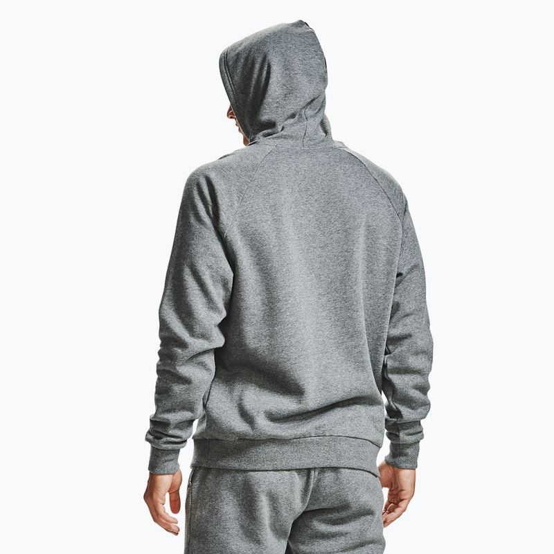 Ανδρικό φούτερ Under Armour Rival Hoodie pitch gray light heather/onyx white sweatshirt 5