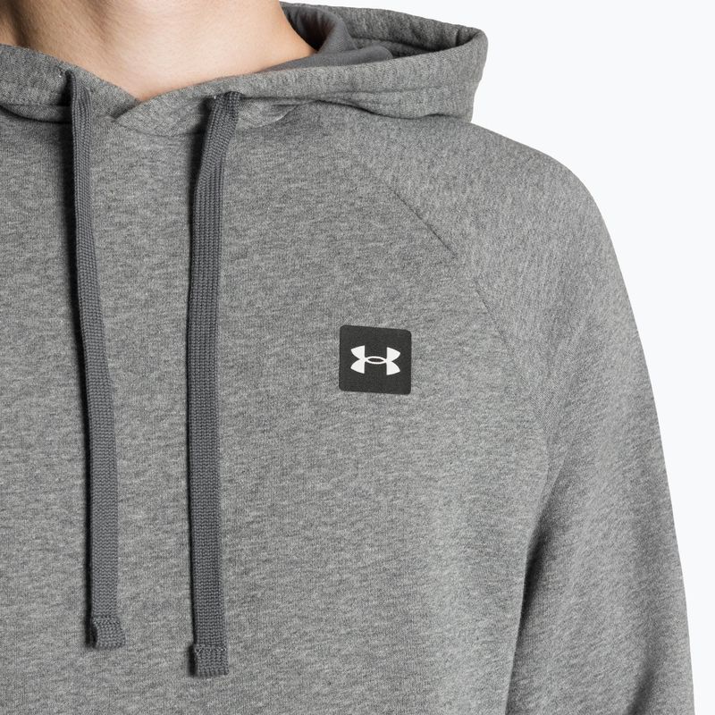 Ανδρικό φούτερ Under Armour Rival Hoodie pitch gray light heather/onyx white sweatshirt 6