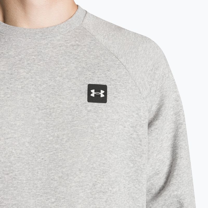 Ανδρικό φούτερ Under Armour Rival Fleece Crew mod grey light heather/μαύρο 3