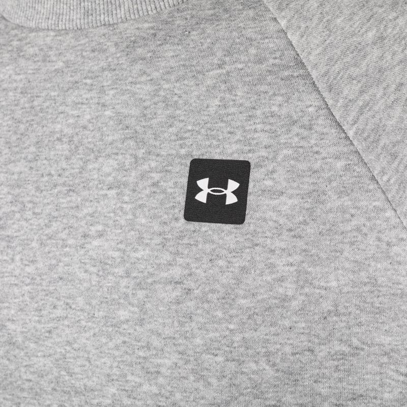 Ανδρικό φούτερ Under Armour Rival Fleece Crew mod grey light heather/μαύρο 7