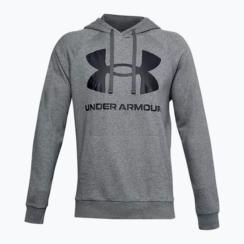 Under Armour ανδρική κουκούλα Rival Fleece Big Logo HD σκούρο γκρι 1357093 3