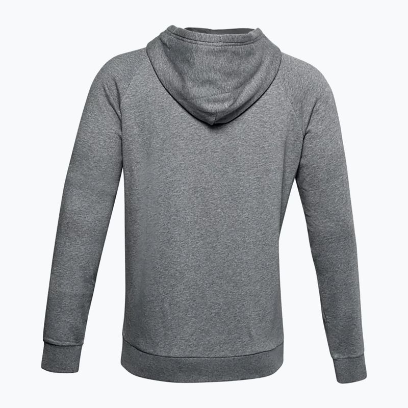 Under Armour ανδρική κουκούλα Rival Fleece Big Logo HD σκούρο γκρι 1357093 4