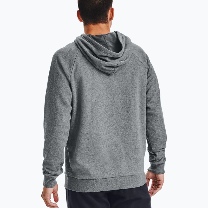 Under Armour ανδρική κουκούλα Rival Fleece Big Logo HD σκούρο γκρι 1357093 2