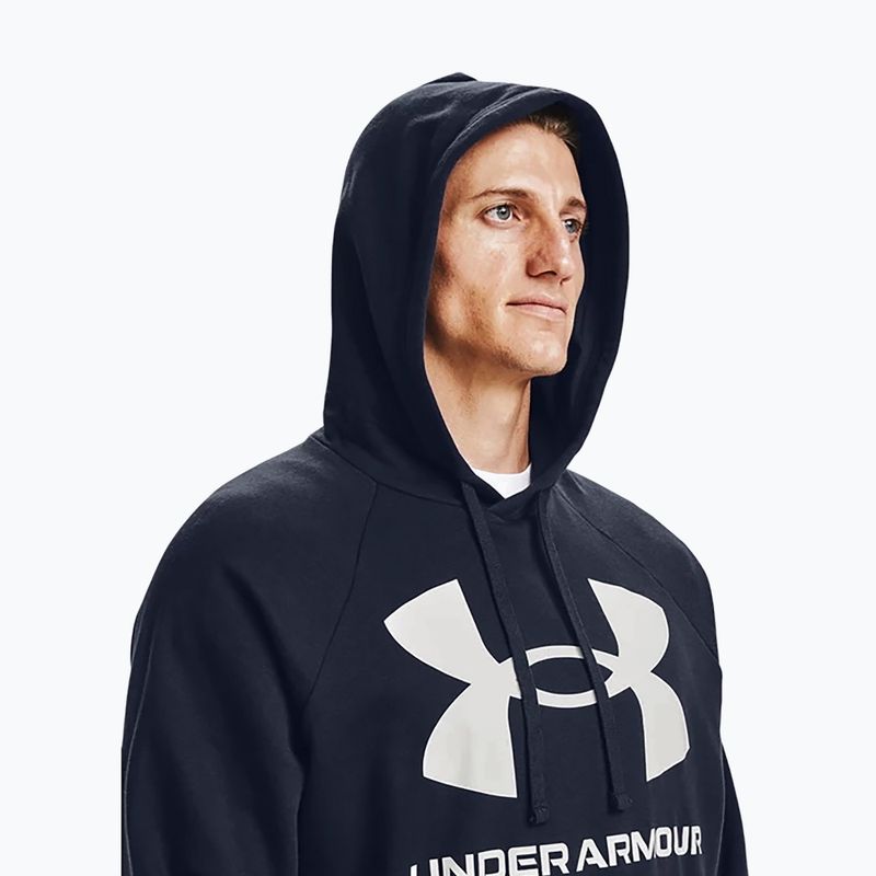 Under Armour ανδρικό φούτερ Rival Fleece Big Logo Hd navy blue 1357093 4