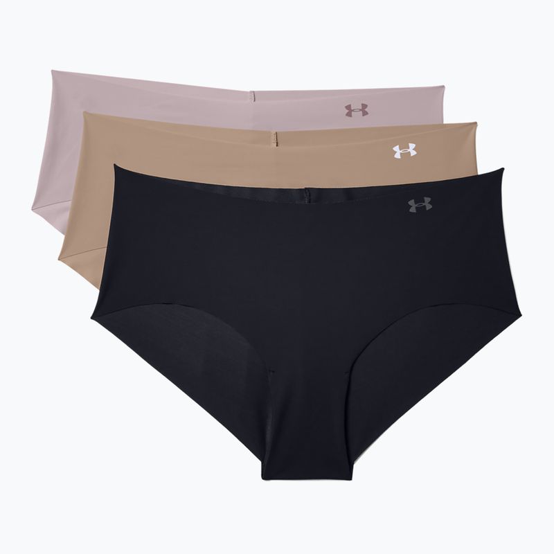 Under Armour Ps Hipster γυναικεία σλιπ 3 τεμάχια μαύρο/μπεζ/γκραφίτη