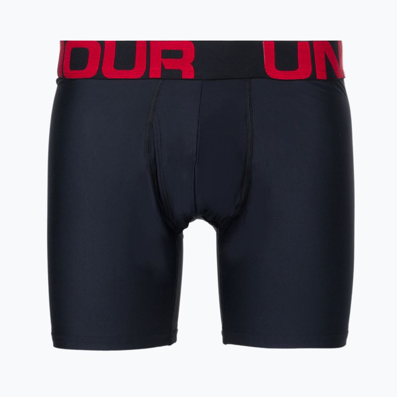 Under Armour ανδρικό σορτς μποξεράκι Ua Tech 6In 2-Pack κόκκινο 1363619-600 2