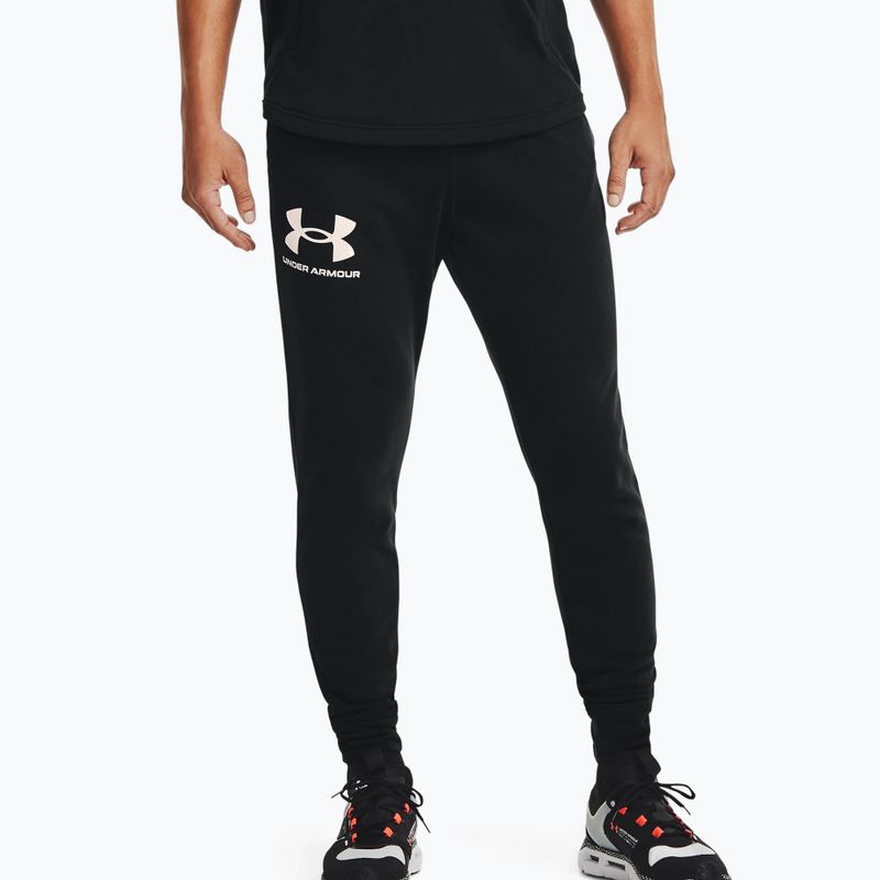 Under Armour ανδρική φόρμα Ua Rival Terry Jogger 001 μαύρο 1361642-001