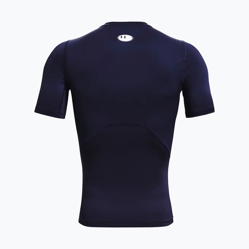 Under Armour ανδρικό μπλουζάκι προπόνησης Ua Hg Armour Comp SS navy blue 1361518-410 6