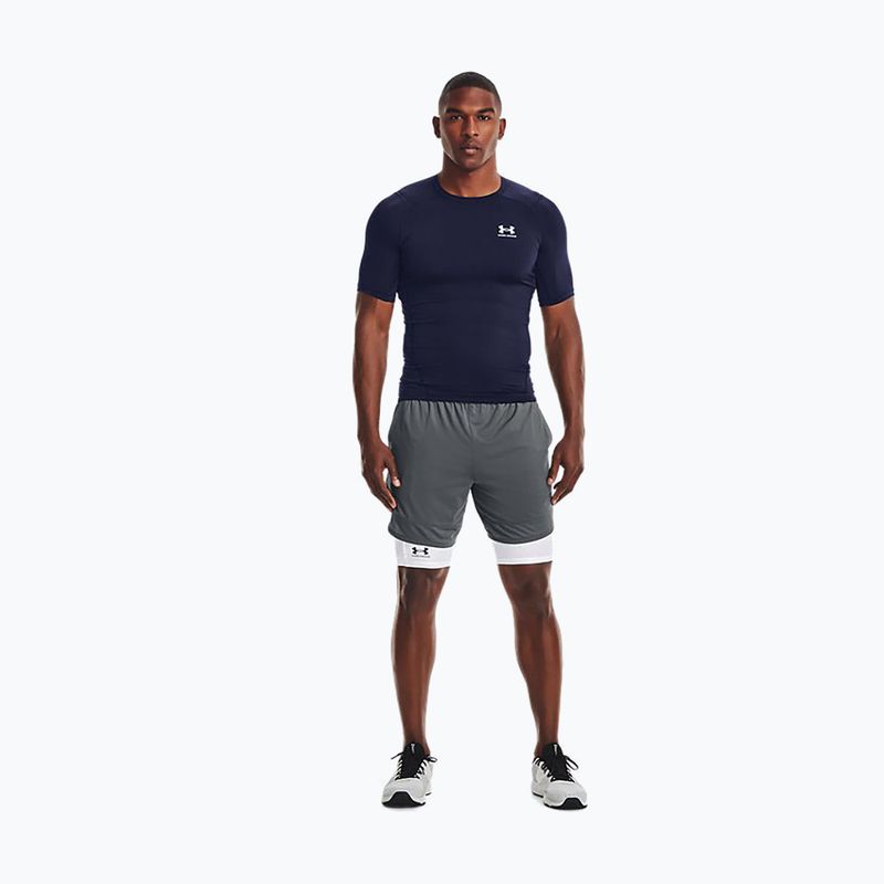 Under Armour ανδρικό μπλουζάκι προπόνησης Ua Hg Armour Comp SS navy blue 1361518-410 2