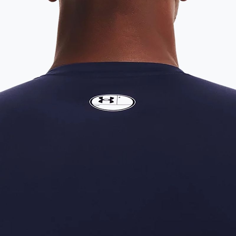 Under Armour ανδρικό μπλουζάκι προπόνησης Ua Hg Armour Comp SS navy blue 1361518-410 4