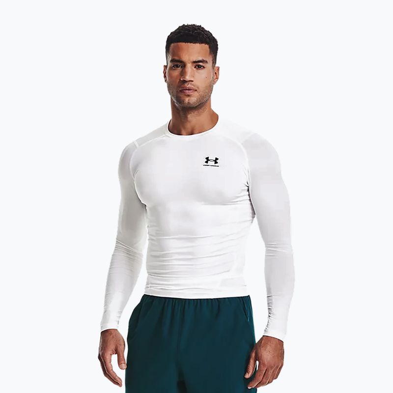 Under Armour ανδρικό μακρυμάνικο T-shirt Ua Hg Armour Comp LS λευκό 1361524-100