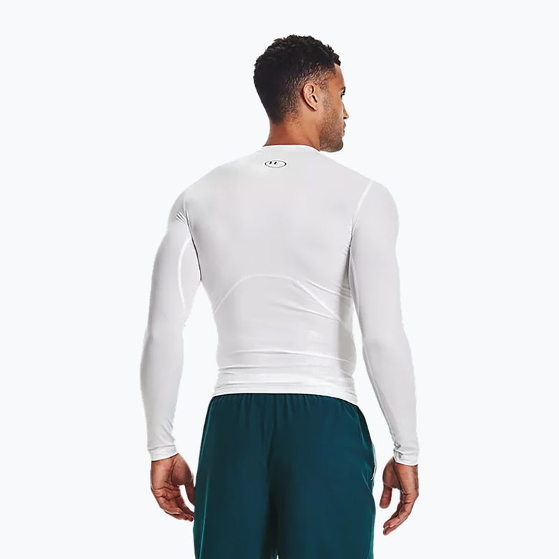 Under Armour ανδρικό μακρυμάνικο T-shirt Ua Hg Armour Comp LS λευκό 1361524-100 3